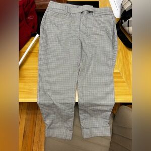 White House Black Market Plaid Capris